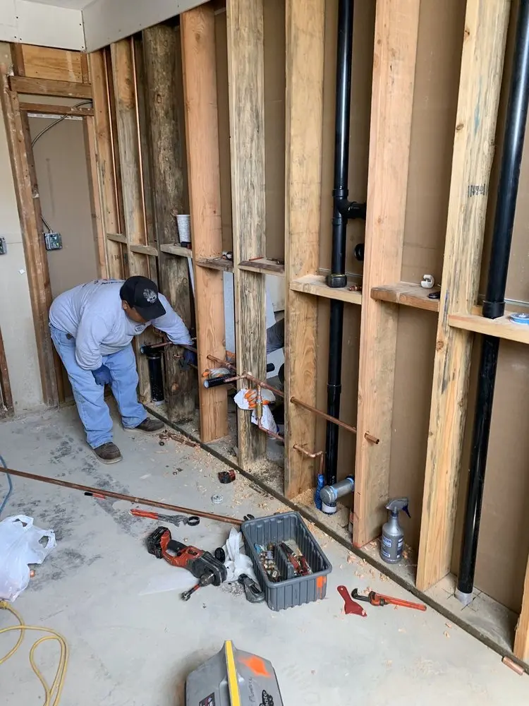Commercial rough-in plumbing for Water Heater Replacement in Molitor Estates